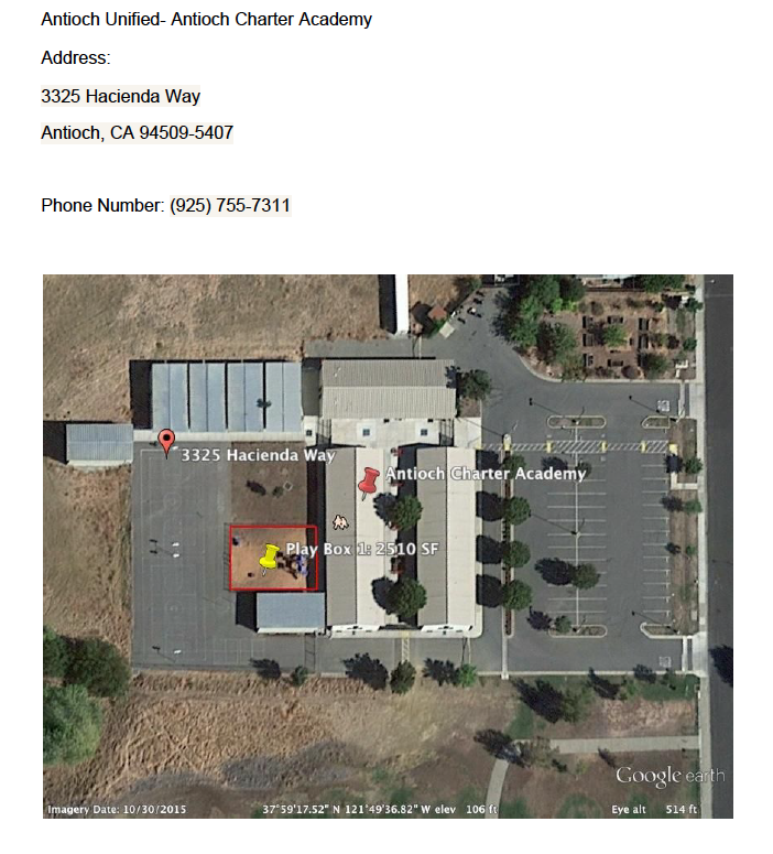 Antioch Unified- Antioch Charter Academy Antioch Unified- Antioch Charter Academy