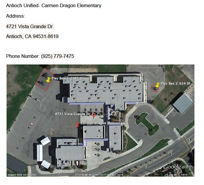 Antioch Unified- Carmen Dragon Elementary Antioch Unified- Carmen Dragon Elementary