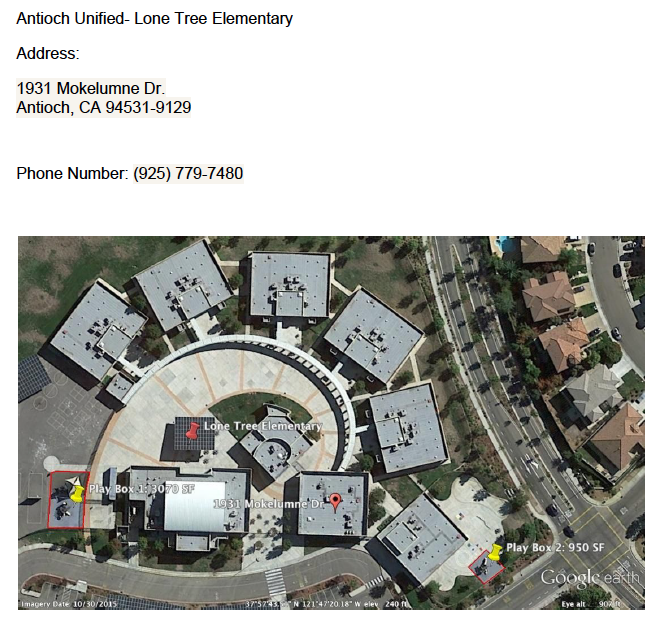 Antioch Unified- Lone Tree Elementary Antioch Unified- Lone Tree Elementary