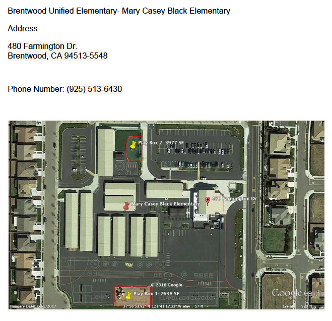 Brentwood Unified Elementary- Mary Casey Black Elementary Brentwood Unified Elementary- Mary Casey Black Elementary