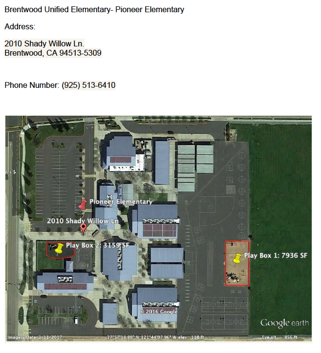 Brentwood Unified Elementary- Pioneer Elementary Brentwood Unified Elementary- Pioneer Elementary