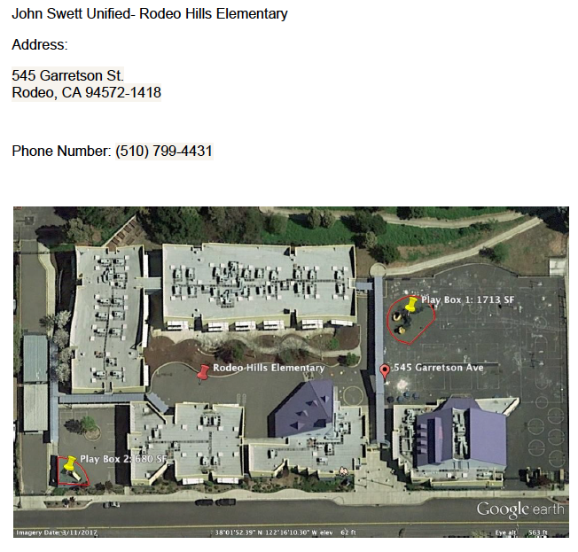 John Swett Unified- Rodeo Hills Elementary John Swett Unified- Rodeo Hills Elementary