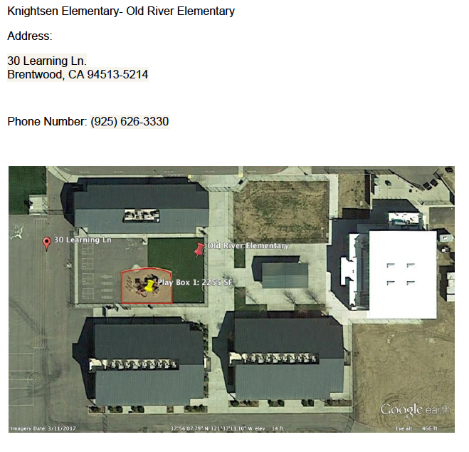 Knightsen Elementary- Old River Elementary Knightsen Elementary- Old River Elementary