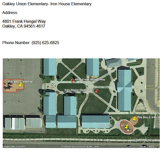 Oakley Union Elementary- Iron House Elementary Oakley Union Elementary- Iron House Elementary