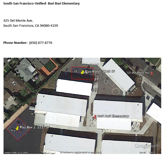 South San Francisco Unified- Buri Buri Elementary South San Francisco Unified- Buri Buri Elementary