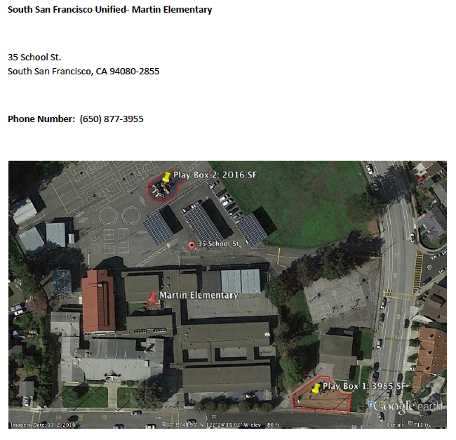 South San Francisco Unified- Martin Elementary South San Francisco Unified- Martin Elementary