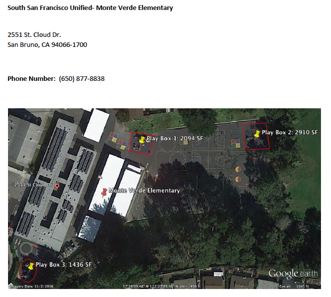 South San Francisco Unified- Monte Verde Elementary South San Francisco Unified- Monte Verde Elementary