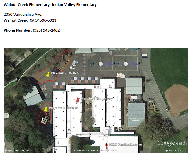 Walnut Creek Elementary- Indian Valley Elementary Walnut Creek Elementary- Indian Valley Elementary