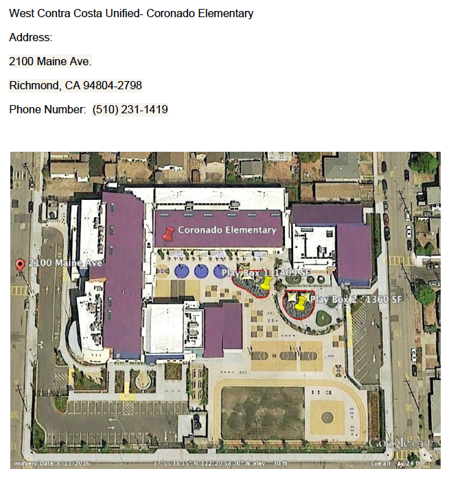 West Contra Costa Unified- Coronado Elementary West Contra Costa Unified- Coronado Elementary