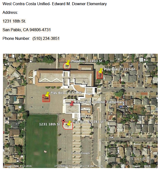 West Contra Costa Unified- Edward M. Downer Elementary West Contra Costa Unified- Edward M. Downer Elementary