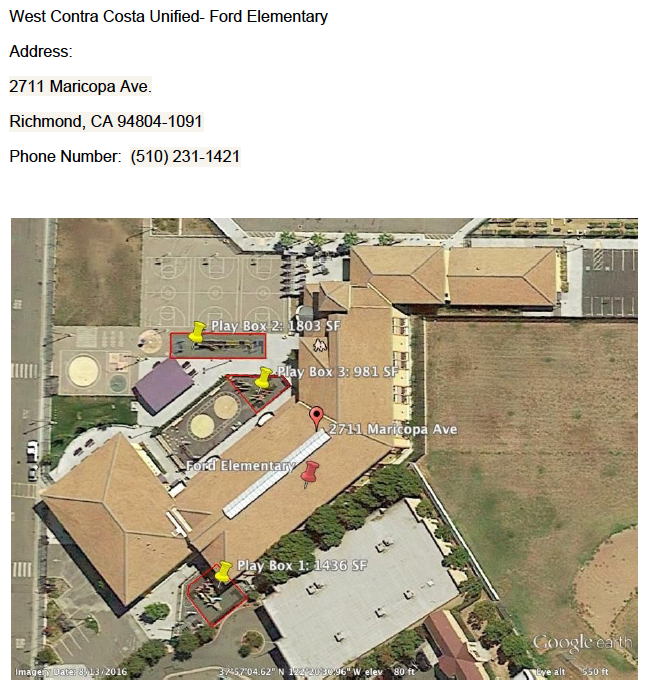 West Contra Costa Unified- Ford Elementary West Contra Costa Unified- Ford Elementary