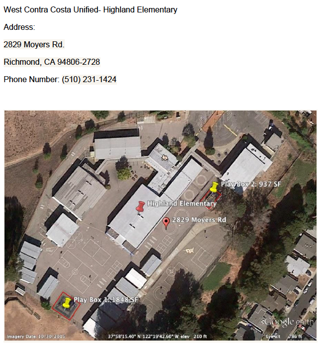 West Contra Costa Unified- Highland Elementary West Contra Costa Unified- Highland Elementary