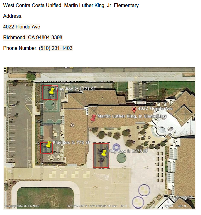 West Contra Costa Unified- Martin Luther King Jr. Elementary West Contra Costa Unified- Martin Luther King Jr. Elementary