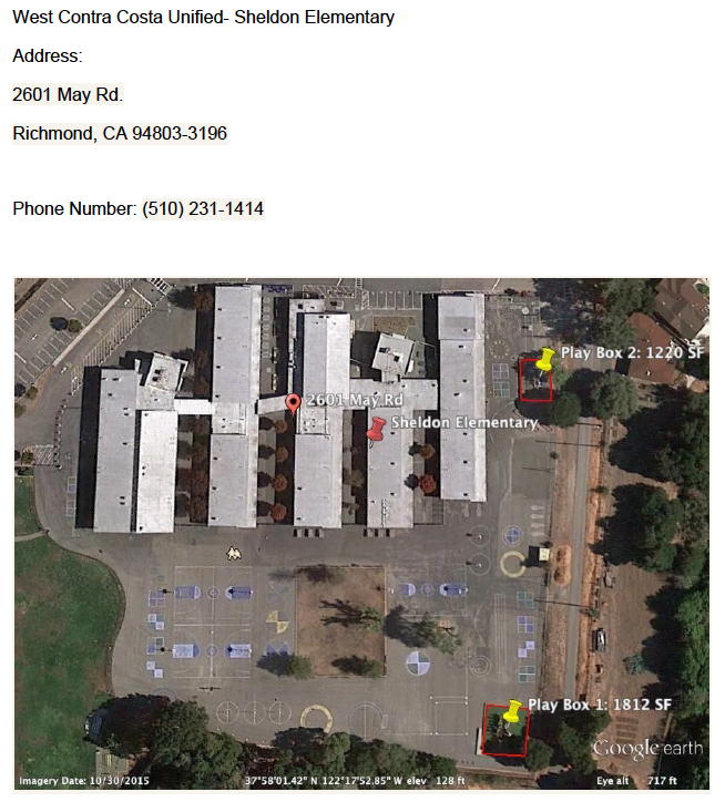 West Contra Costa Unified- Sheldon Elementary West Contra Costa Unified- Sheldon Elementary