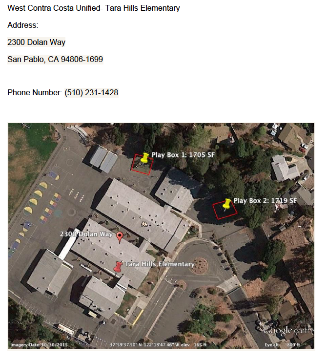 West Contra Costa Unified- Tara Hills Elementary West Contra Costa Unified- Tara Hills Elementary