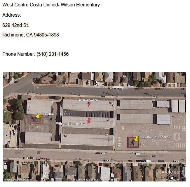 West Contra Costa Unified- Wilson Elementary West Contra Costa Unified- Wilson Elementary