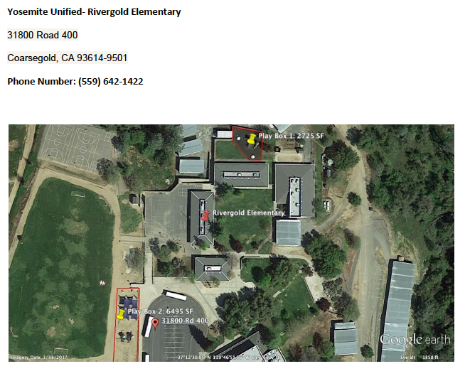 Yosemite Unified- Rivergold Elementary