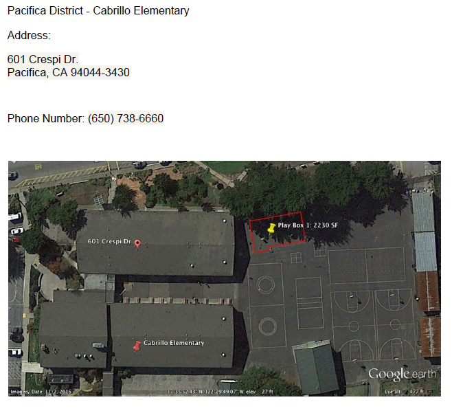 Pacifica District - Cabrillo Elementary Pacifica District - Cabrillo Elementary