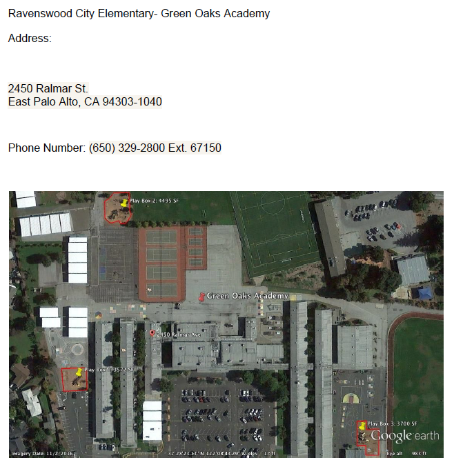 Ravenswood City Elementary- Green Oaks Academy Ravenswood City Elementary- Green Oaks Academy